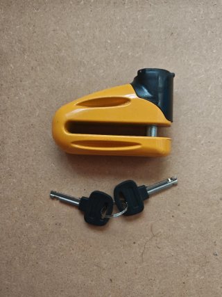 Candado de disco para moto