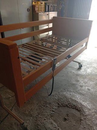 Cama articulada madera y metal