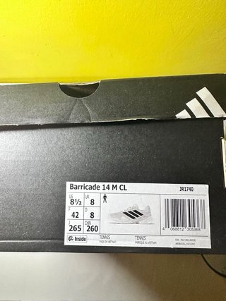 Adidas Barricade Talla 42