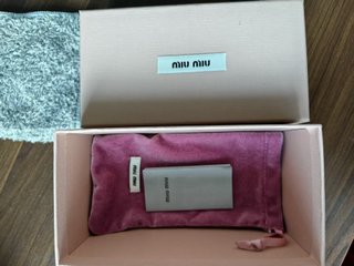 Gafas de sol Miu Miu Marrón y Dorado