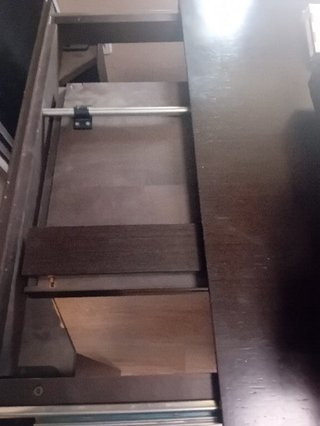Mesa Comedor Extensible Marrón Oscura de 4 a 12