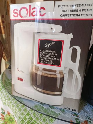 Cafetera Filtro Solac Supreme Negra MOD. 138