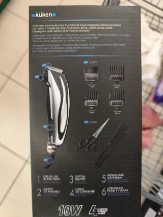 Cortapelos Kuken con cable 10W nuevo