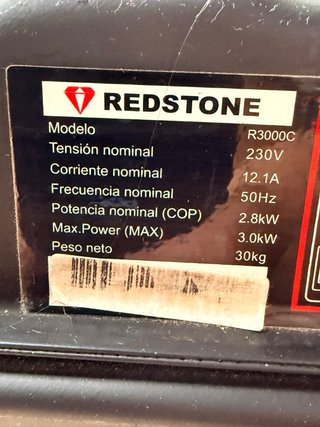 Generador Redstone R3000C Motor R208 7H