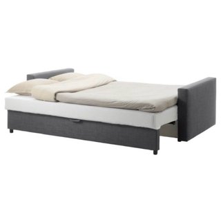 Sofá Cama FRIHETEN IKEA 3 Plazas Gris