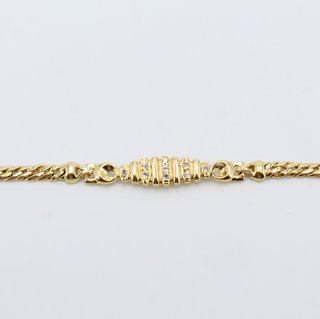 Pulsera de oro de 18k. Peso: 11.40 gr.