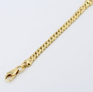 Pulsera de oro de 18k. Peso: 11.40 gr.