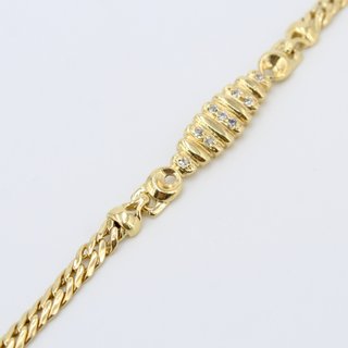 Pulsera de oro de 18k. Peso: 11.40 gr.