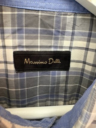 Camisa de cuadros Massimo Dutti