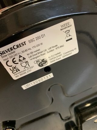 Olla Cocción Lenta SilverCrest