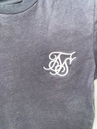 Camiseta SikSilk Negra Talla 4