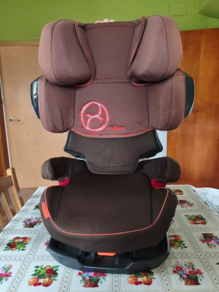 Silla coche Cybex marrón con Isofix grupos 0-3