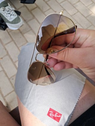 Gafas de sol Ray-Ban Marrón y Dorado