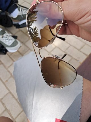 Gafas de sol Ray-Ban Marrón y Dorado