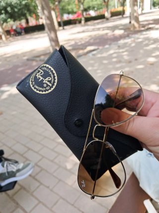 Gafas de sol Ray-Ban Marrón y Dorado