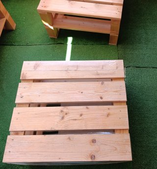 Conjunto Muebles Palets terraza