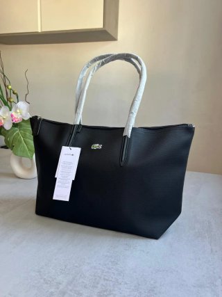 Bolso mujer Lacoste Negro shopping tote
