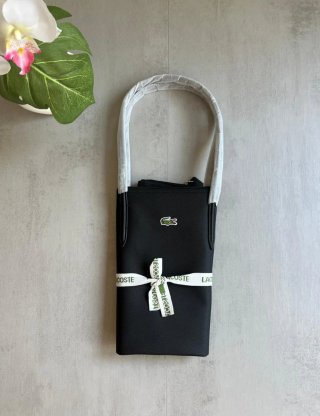 Bolso mujer Lacoste Negro shopping tote