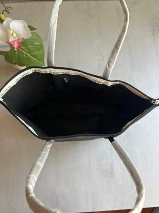Bolso mujer Lacoste Negro shopping tote
