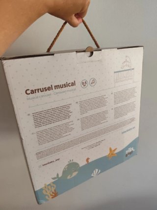 Móvil musical para cuna (carrusel musical)