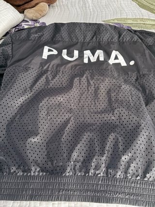 Chaqueta Puma Negra con Capucha