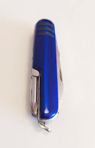 Navaja Multiusos Azul Acero Inoxidable