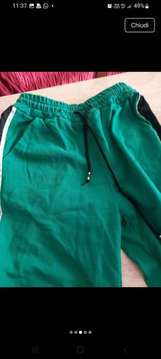 Pantaloni tuta donna verdi e neri