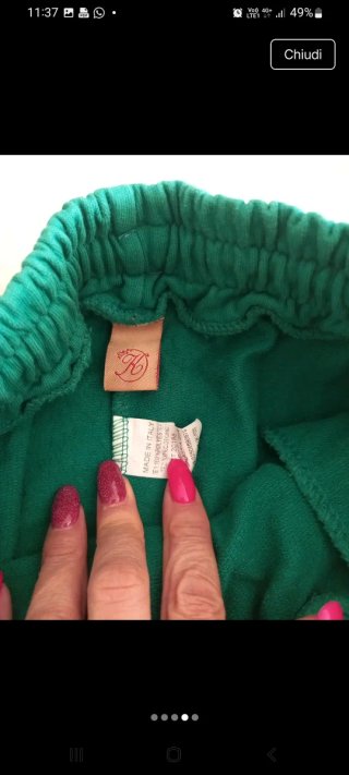 Pantaloni tuta donna verdi e neri