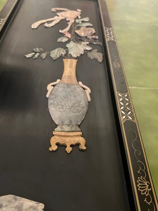 Cuadro relieve madera y piedra