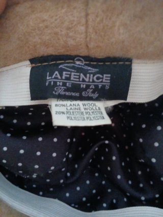 Sombrero Cloche Lana Hervida Beige