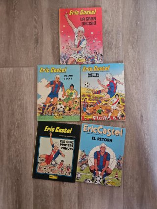 Pack 5 Eric Castel molt usats (anys 80)