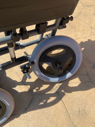 Silla de ruedas aluminio t.46