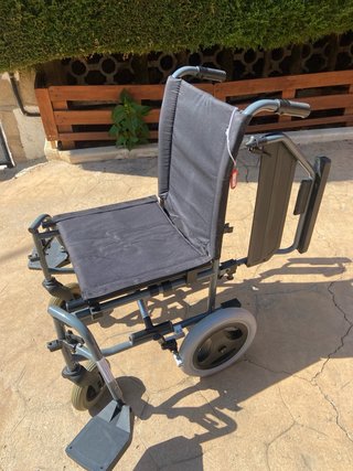 Silla de ruedas aluminio t.46