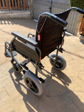 Silla de ruedas aluminio t.46