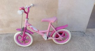 Bicicleta infantil rosa