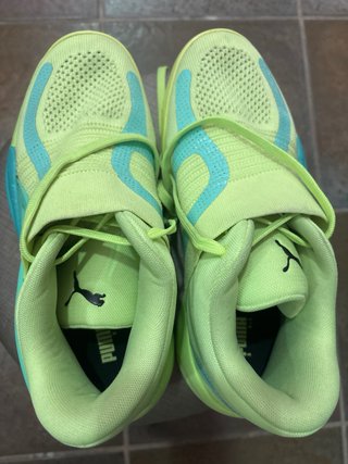 Zapatillas Baloncesto Puma Verde/Turquesa