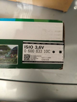 Cortasetos Bosch Isio a batería