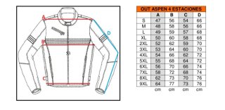 Chaqueta moto 4 estaciones.