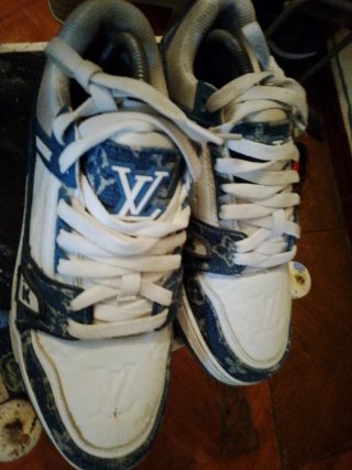 Zapatillas Louis Vuitton Azules y Blancas