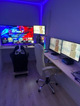 Cockpit de simulación de carreras