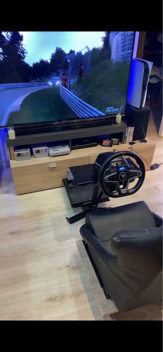 Cockpit de simulación de carreras
