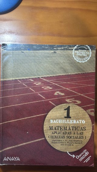 Libros de texto 1° Bachillerato Ciencias Sociales