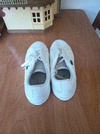 Zapatos Lacoste Hombre Blancos