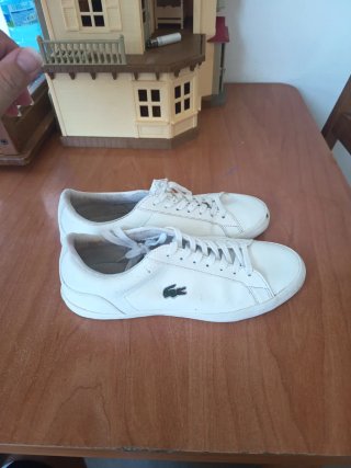 Zapatos Lacoste Hombre Blancos