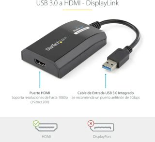 Adaptador USB 3.0 a HDMI Tarjeta Gráfica Externa