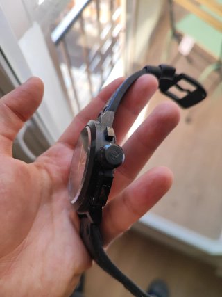 TW Steel Canteen 45mm Reloj Negro/Amarillo
