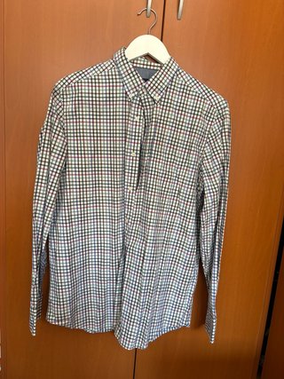 Camisa Massimo Dutti cuadros multicolor