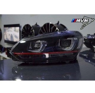 Faros delanteros Led Volkswagen Golf VI 6 Red edit
