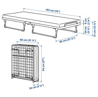 Cama Plegable IKEA NORRUDDEN