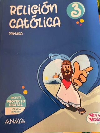 Libro de religión católica primaria anaya 3